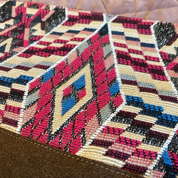 American Eagle Outfitters Boho Fringe Clutch Bag - Picture 4 of 9